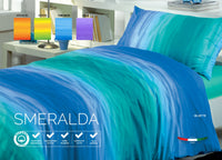 Trapunta Estiva Quilt Primaverile Leggero 100gr Disegno Smeralda - Singolo - Verde