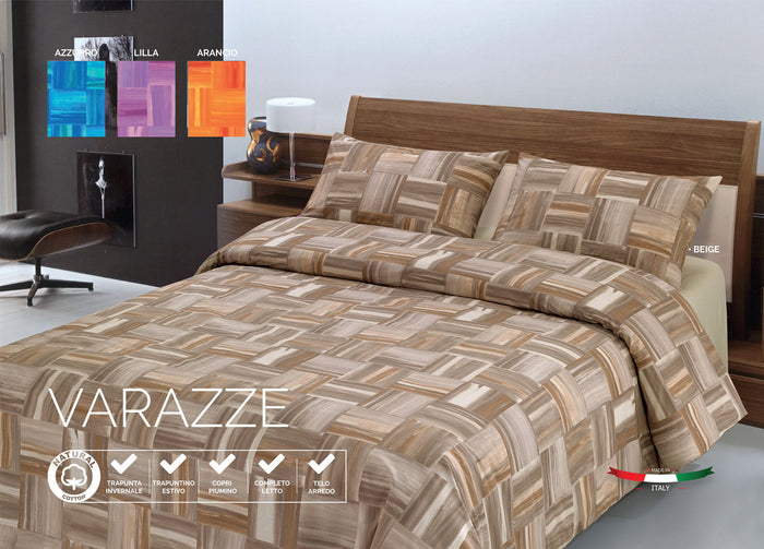 Trapunta Estiva Quilt Primaverile Leggero 100gr Disegno Varazze - Singolo - Lilla