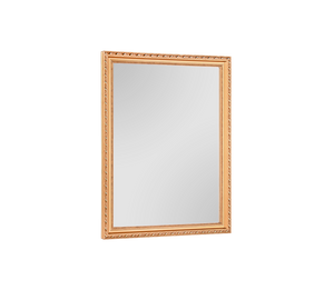 LOLA SPECCHIO DA PARETE CON CORNICE LAVORATA CON GANCI X INSTALLAZIONE ORIZZONTALE E VERTICALE 34X45CM ORO