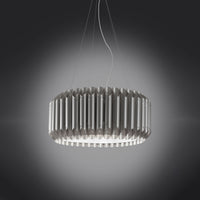 Lampadario Moderno Louise Polilux ® Argento E Metallo Cromo 3 Luci E27