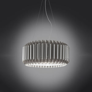 Lampadario Moderno Louise Polilux ® Argento E Metallo Cromo 3 Luci E27