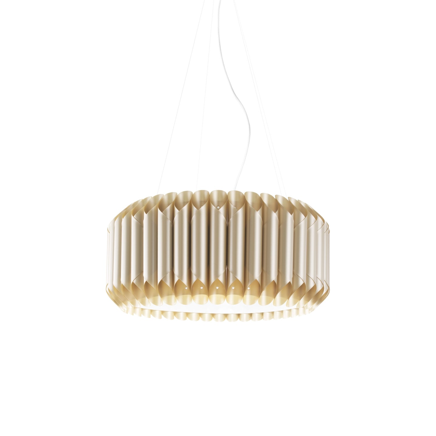 Lampadario Moderno Louise Polilux ® New Gold E Metallo Cromo 5 Luci E27