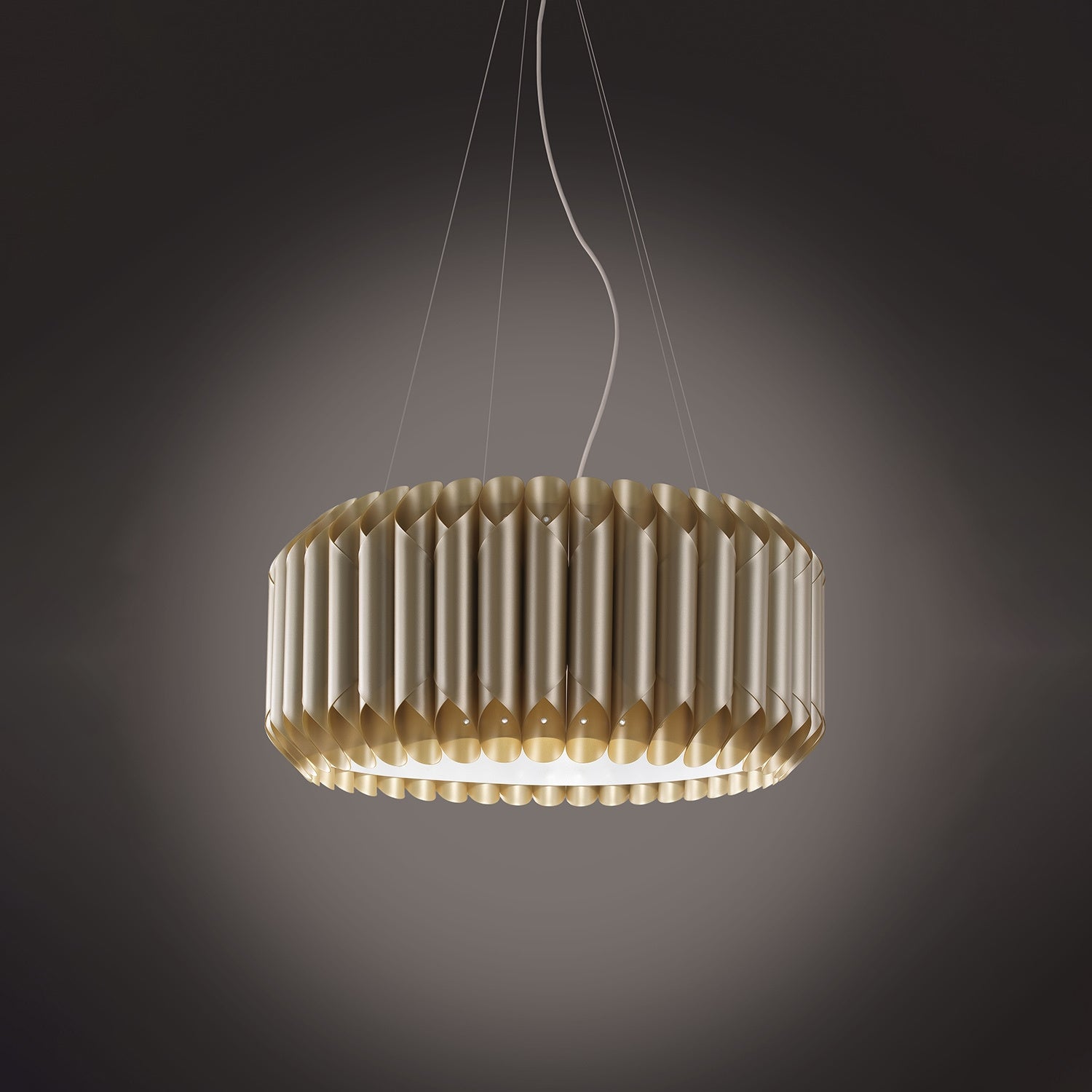 Lampadario Moderno Louise Polilux ® New Gold E Metallo Cromo 5 Luci E27
