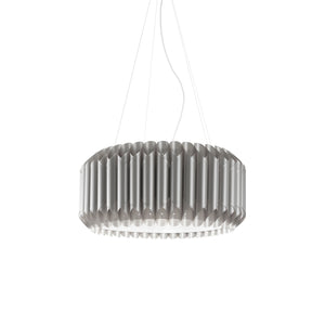 Lampadario Moderno Louise Polilux ® Argento E Metallo Cromo 5 Luci E27