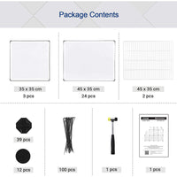 Recinto modulare per porcellini d'India 143 x 73 x 93 cm Plastica trasparente 12_0005392