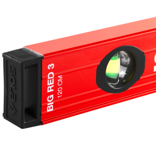 Big red 3 livella in alluminio 120 cm colore rosso