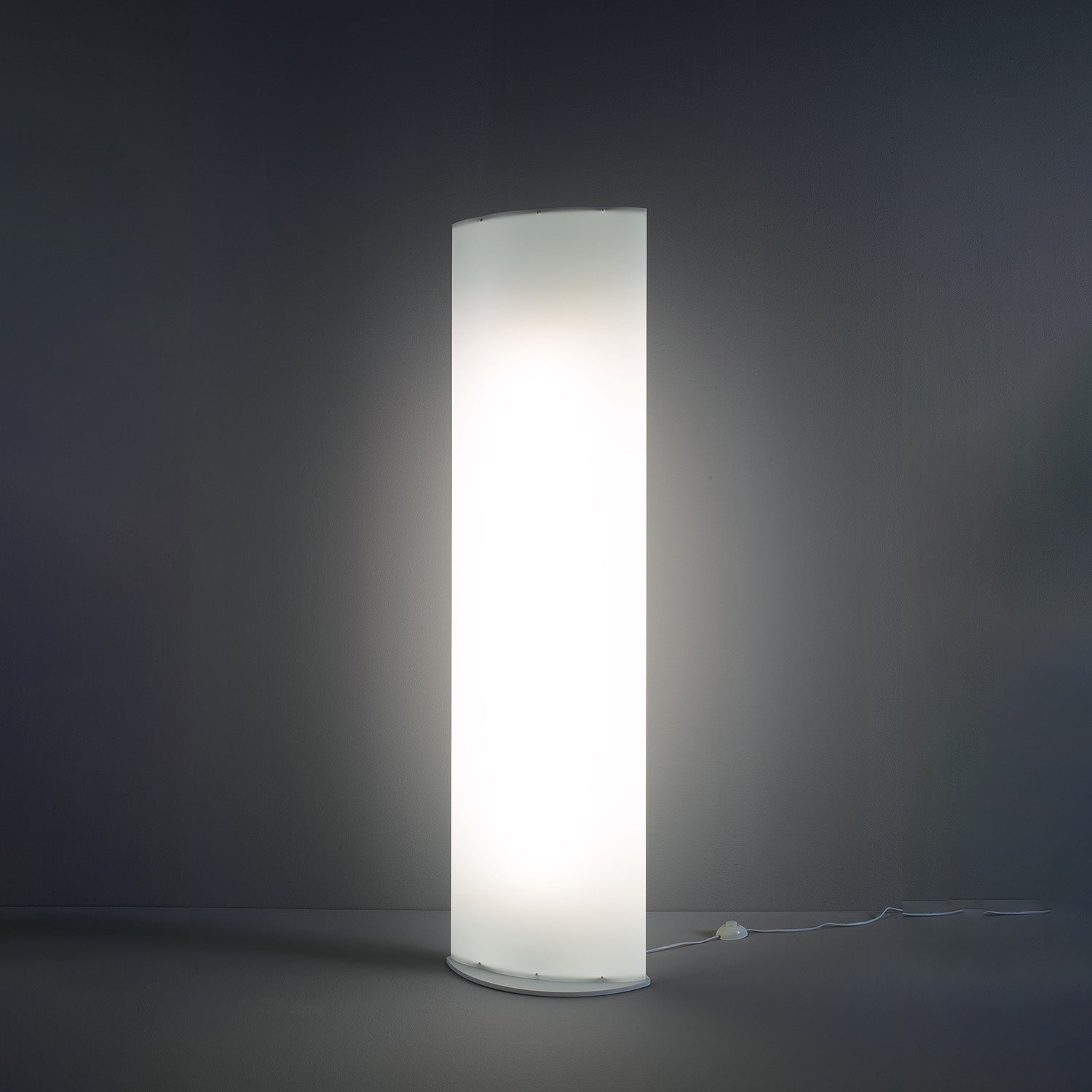 Piantana Moderna Litos Polilux ® Bianco Materie Plastiche 1 Luce Led 18W 3000K