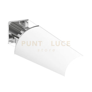 LUBIANA C 3M - PROFILO E DIFFUSORE PER PARETE/SOFFITTO MT 3 BIANCO