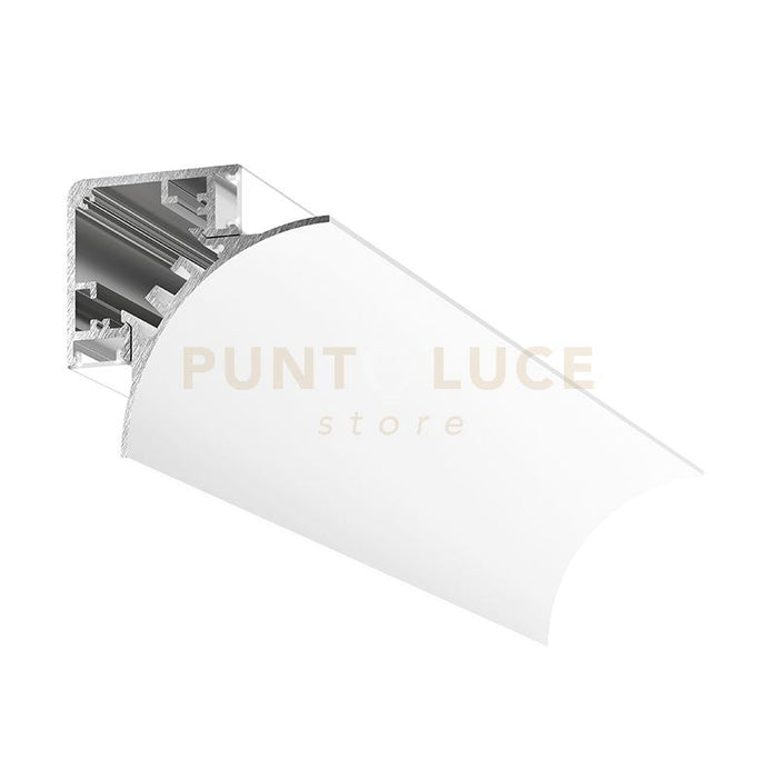 LUBIANA C 3M - PROFILO E DIFFUSORE PER PARETE/SOFFITTO MT 3 BIANCO