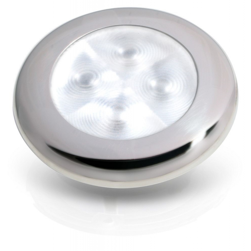 LUCE CORTESIA BIANCA - INOX 12V