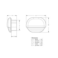 LUCE CORTESIA RGB - ACCIAIO INOX