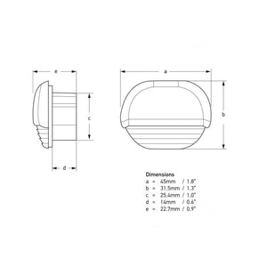 LUCE CORTESIA RGB - ACCIAIO INOX