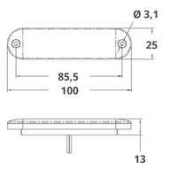 LUCE DI CORTESIA BIANCA