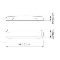 LUCE DI CORTESIA BLU TAB CPR 1