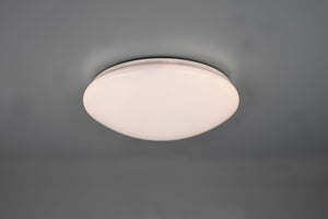 LUKIDA PLAFONIERA LED TONDA DIFFUSORE METACRILATO SATINATO CON TELECOMANDO CON FUNZIONI DI VARIAZIONE LUCE CALDA E FREDDA, REGOLAZIONE INTENSITA' DI LUCE E LUCE NOTTURNA D. 40CM