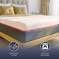 Lully | Materasso 180x190 in Memory Foam e Molle Insacchettate | Altezza 30 cm | Tecnologia Breeze e Dispositivo Medico Classe 1 | Sfoderabile, Anallergico e Traspirante | Made in Italy