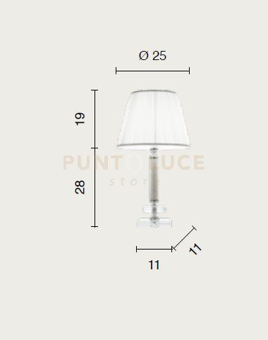 LUME PICCOLO DIDO  1 LUCE FUME' E ORO ATTACCO E14 D.25CM