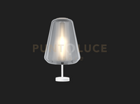 LUMETTO BIANCO VETRO GAMMA FUME 1176BI-P GAMMA-FU