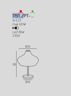 LUMETTO BIANCO VETRO PICCOLO ZAFFIRO 1191BI-PT-ZA