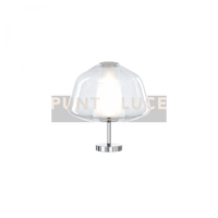 LUMETTO CROMO VETRO ALPHA TRASPARENTE 1176CR-P ALPHA-TR