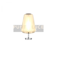 LUMETTO CROMO VETRO GAMMA AMBRA 1176CR-P GAMMA-AM