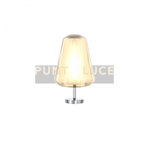 LUMETTO CROMO VETRO GAMMA AMBRA 1176CR-P GAMMA-AM