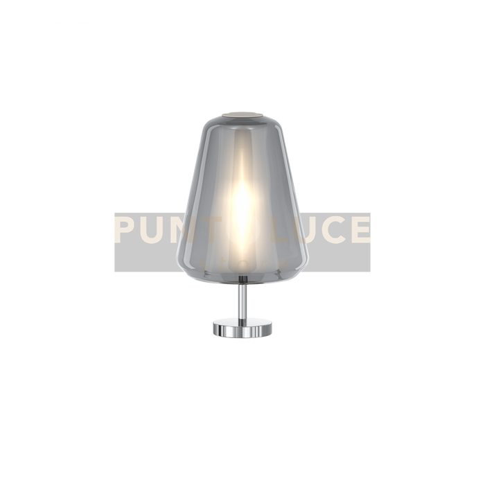 LUMETTO CROMO VETRO GAMMA FUME 1176CR-P GAMMA-FU