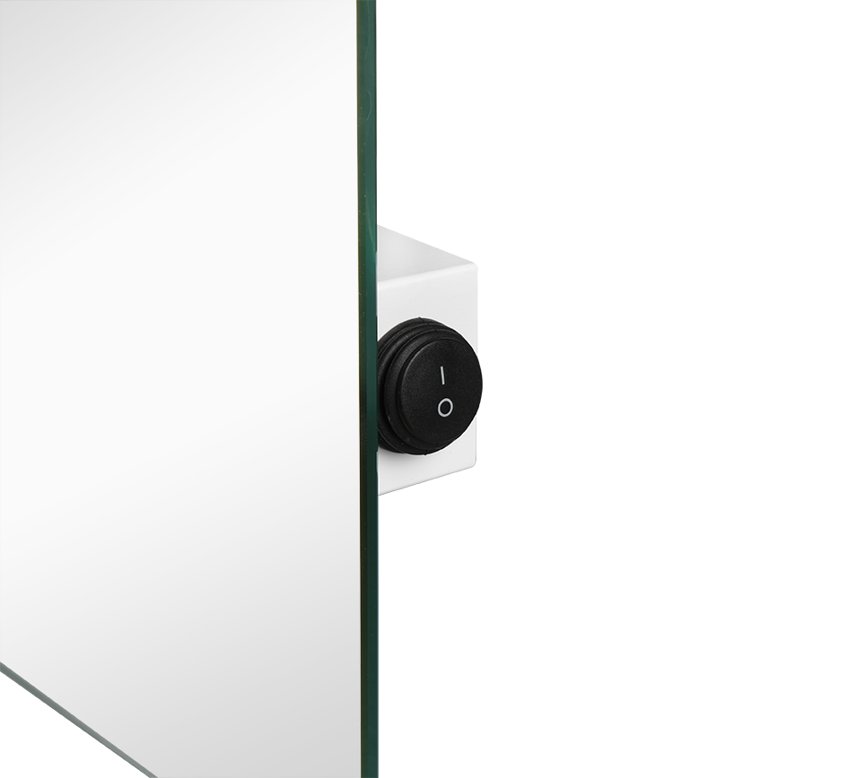 LUNA SPECCHIO DA PARETE RETTANGOLARE RETRO-ILLUMINATO 50X70CM LED 3000-4000K 18 W 2.400 lm