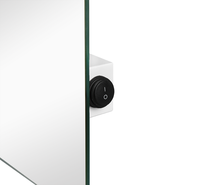 FRANZI SPECCHIO DA PARETE RETTANGOLARE RETRO-ILLUMINATO 50X70CM LED 3000-4000K 18 W 2.400 lm