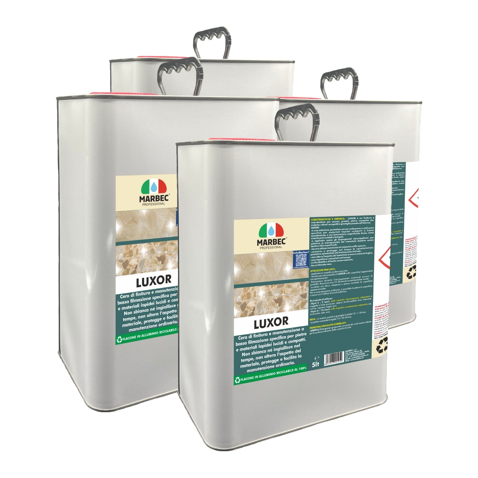 Cera per pavimenti LUXOR   5LTx4Pz