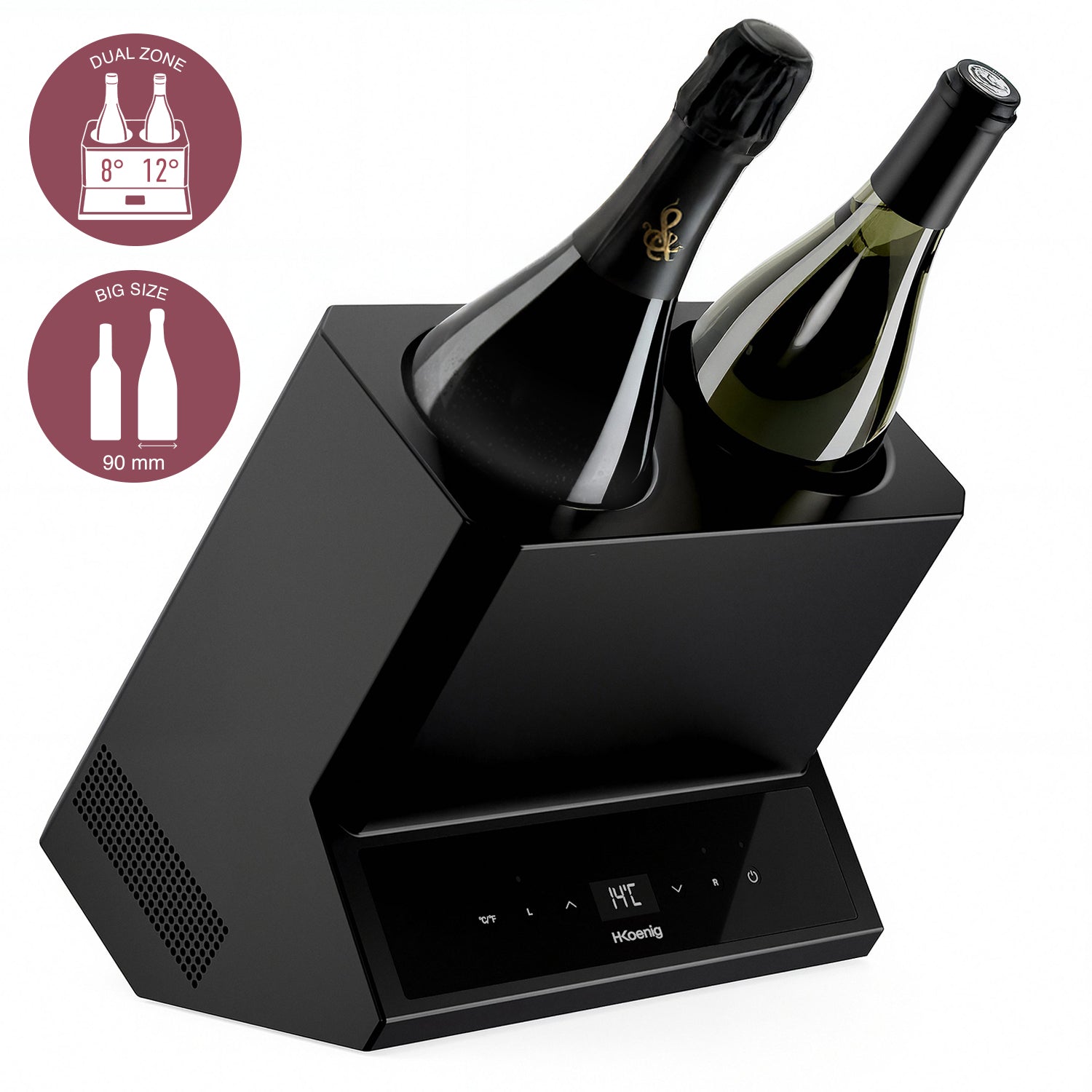 Raffreddatore per vino LVX28 - 2 bottiglie