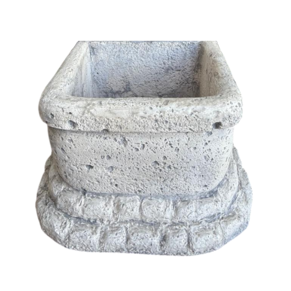 Fontana giardino calcestruzzo cemento senza rubinetto 44x37xh.94cm mod. ruota