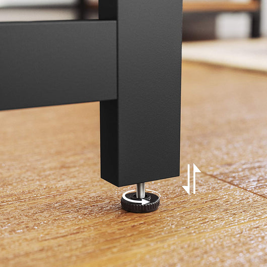 Scrivania per computer tavolo angolare postazione di lavoro con ripiano portaoggetti tavolo per computer per casa e ufficio facile da montare 138 x 138 x 75 cm marrone rustico 12_0004652