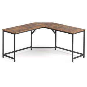 Scrivania per computer per adulti angolare 149 x 149 x 75 cm marrone 12_0004180