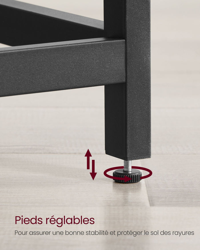 Scrivania per computer per adulti angolare 149 x 149 x 75 cm marrone 12_0004180