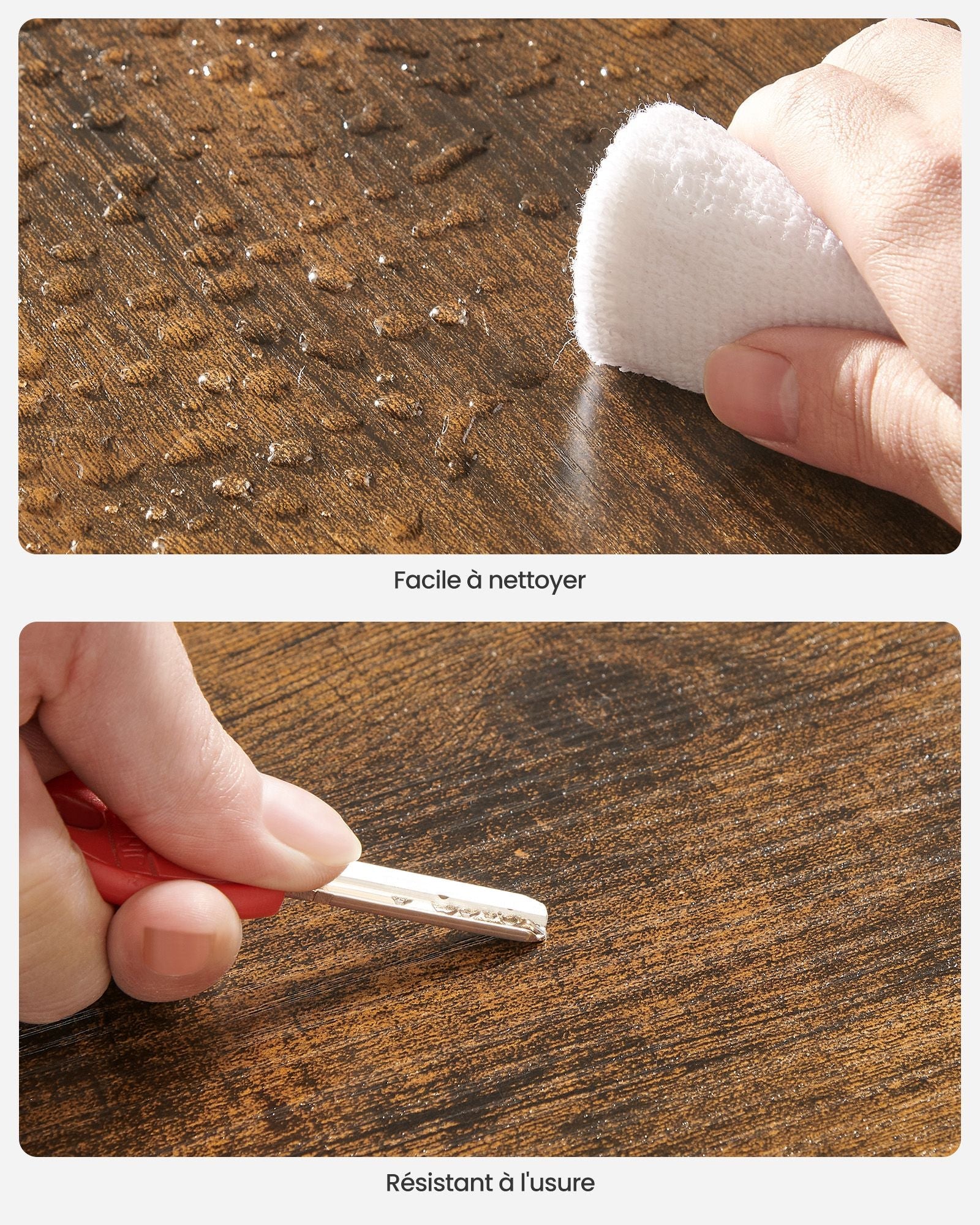 Scrivania per computer per adulti angolare 149 x 149 x 75 cm marrone 12_0004180