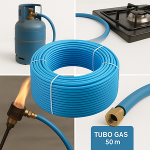 Tubo in gomma ferrari 120528 per gas gpl bobina da 50 metri