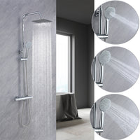 Colonna Doccia Idromassaggio AICA ITALY Colonne Doccia con Miscelatore Termostatico, Cromo