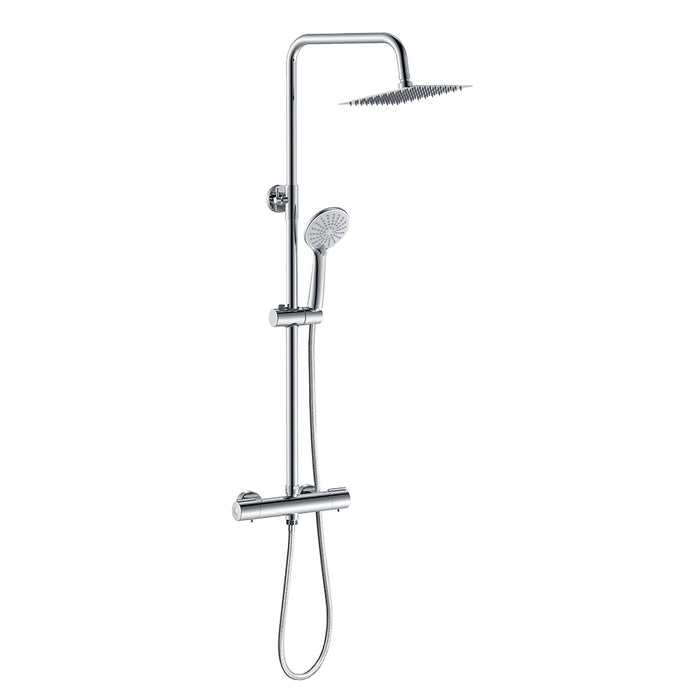 Colonna Doccia Idromassaggio AICA ITALY Colonne Doccia con Miscelatore Termostatico, Cromo