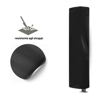 Custodia protettiva doccia esterna impermeabile antivento rivestimento anti uv *** modello larice, confezione 1