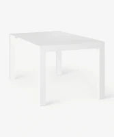 E-STYLO Tavolo allungabile moderno in MDF lucido, perfetto per chi ha spazi ridotti ma non vuole rinunciare a cene con parenti e amici, 90cm X 174/264cm H. 76cm