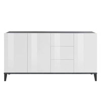 Credenza 160x40cm 3 ante 3 cassetti scorrevoli ingresso soggiorno Rebecca