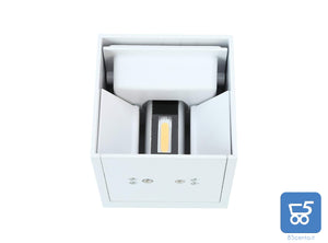 Lampada 12W da Parete LED Angolo Visualizzazione Regolabile Applique Esterni IP65 10CM 6000K