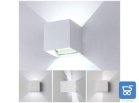 Lampada 12W da Parete LED Angolo Visualizzazione Regolabile Applique Esterni IP65 10CM 6000K