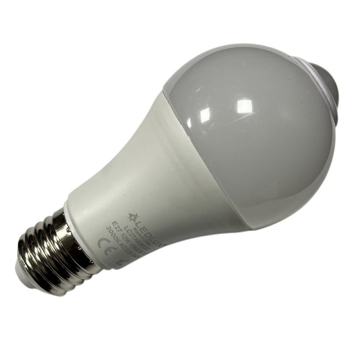 Lampada A Led E27 Con Sensore Movimento Infrarossi 12W 1050 Lumen 3000K