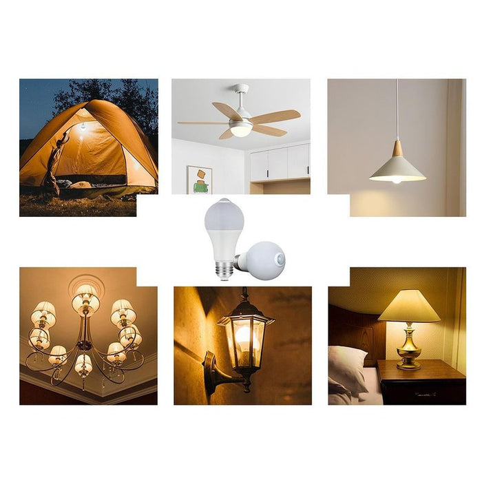 Lampada A Led E27 Con Sensore Movimento Infrarossi 12W 1050 Lumen 6500K