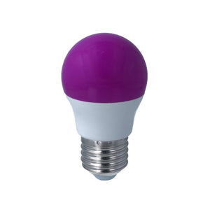 Lampada A Led E27 G45 4W 220V Colore Viola