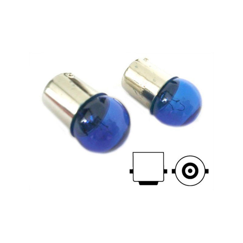 Lampada Alogena G18 BA15S R10W 12V 10W Luci Posizione Colore Azzurro
