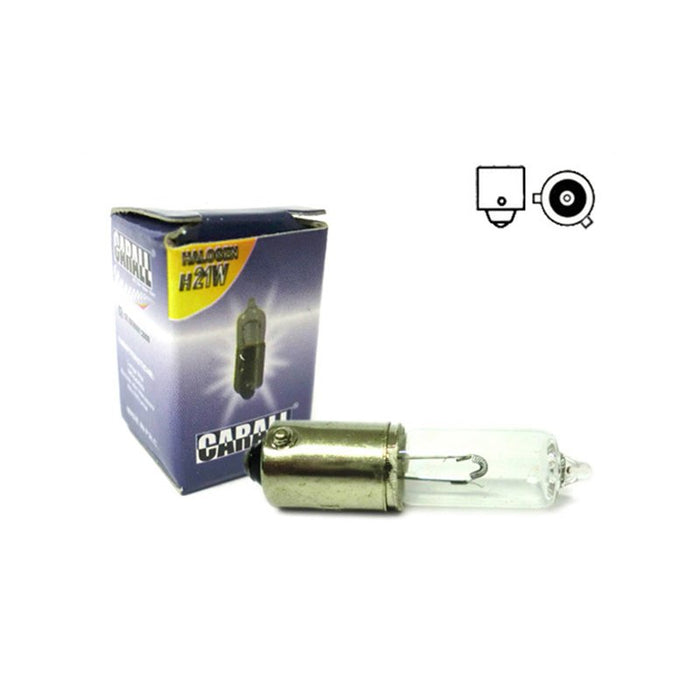 Lampada Alogena H21W 12V 21W BAY9s Frecce Retronebbia Auto Piedini Sfalsati
