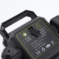 Lampada Da Lavoro Faro Portatile Ricaricabile Con Asta Telescopica 276 led 3.7V